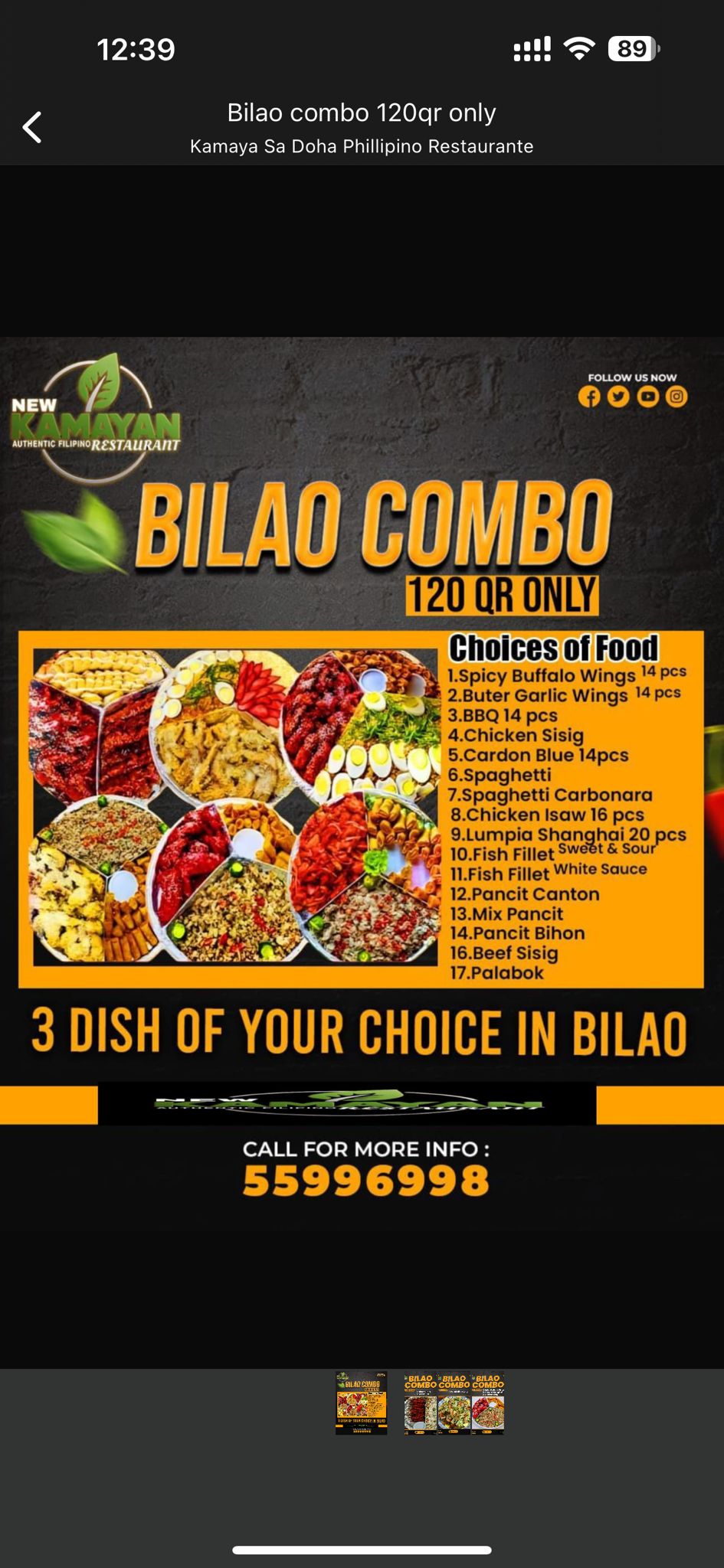 Kamayan Bilao Boodle Fight Combo